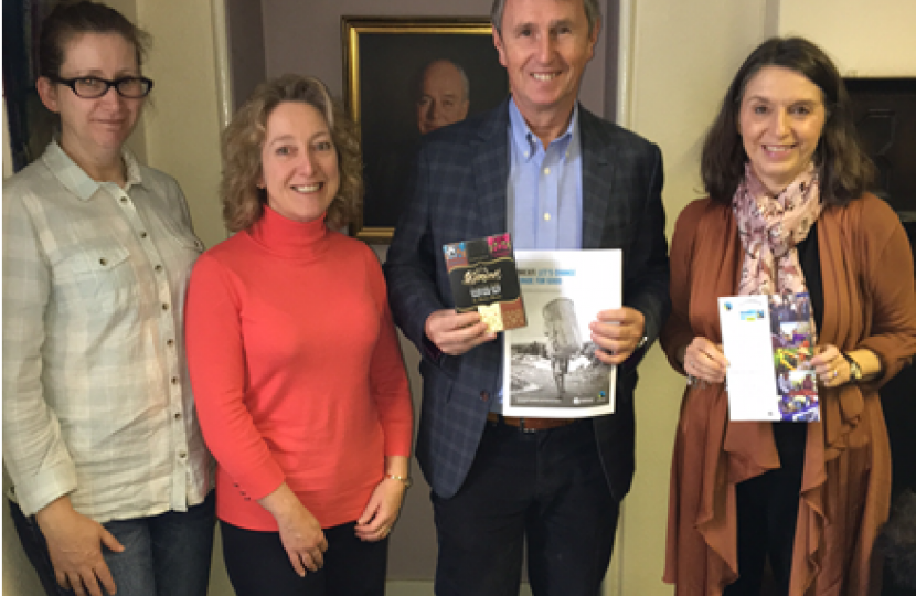 Left to Right: Kerry Fletcher, Wendy Higson, Nigel Evans, Katy Holden.