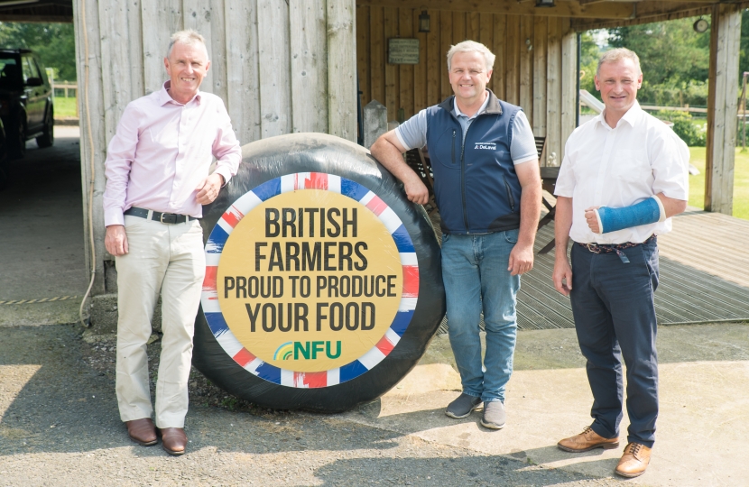 Nigel on Farm Visit