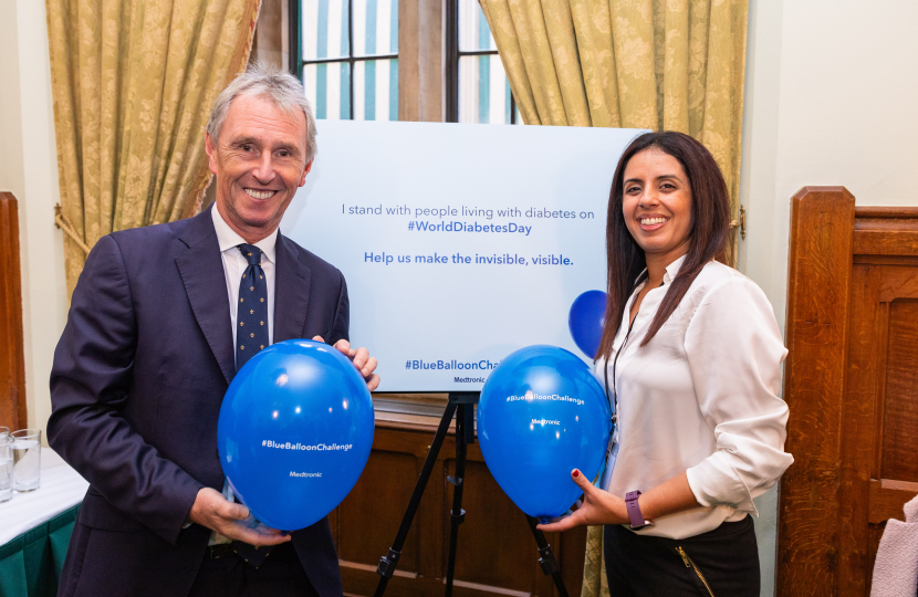 Nigel Evans MP and Rekha Stanford