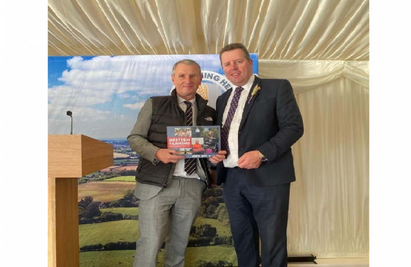 Pictured - Nigel Evans and Minister of State for Food, Mark Spencer 