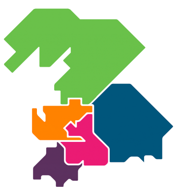 Map of Lancashire and South Cumbria